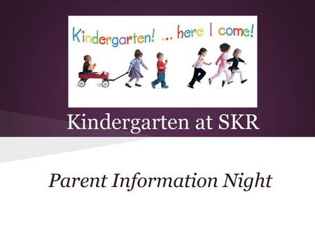 Parent Information Night