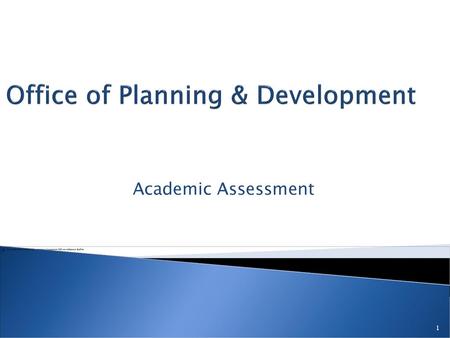 Office of Planning & Development