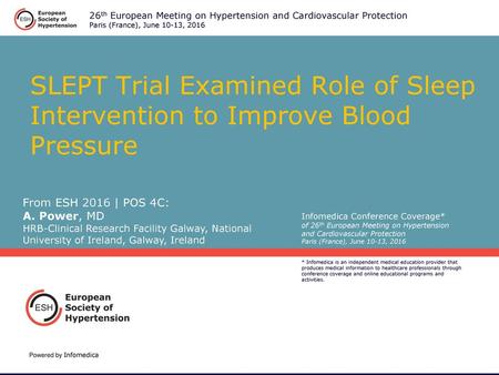 From ESH 2016 | POS 4C: A. Power, MD