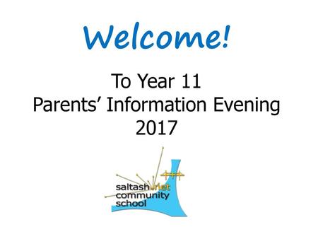 Parents’ Information Evening