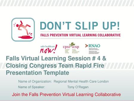 Join the Falls Prevention Virtual Learning Collaborative