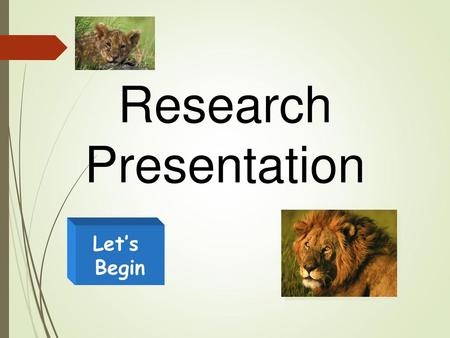 Research Presentation