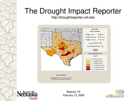 The Drought Impact Reporter