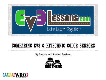 Comparing EV3 & HITechnic COLOR SENSORS