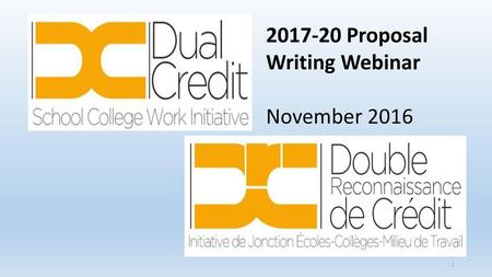 Proposal Writing Webinar