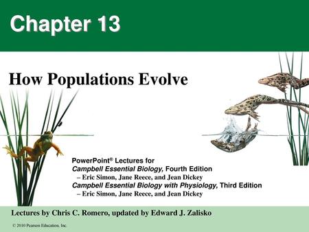 How Populations Evolve