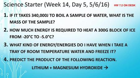 Lithium + Magnesium Hydroxide 