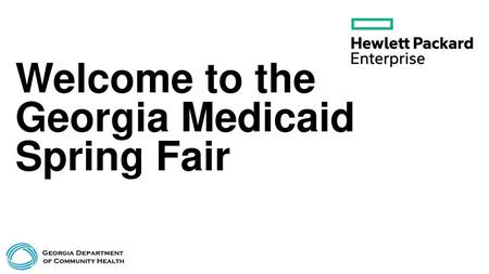 Welcome to the Georgia Medicaid Spring Fair