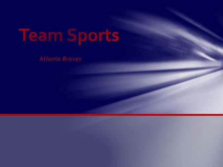 Team Sports Atlanta Braves.