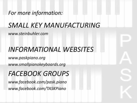 SMALL KEY MANUFACTURING INFORMATIONAL WEBSITES