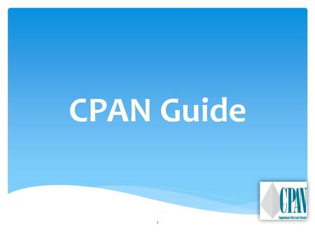 CPAN Guide.