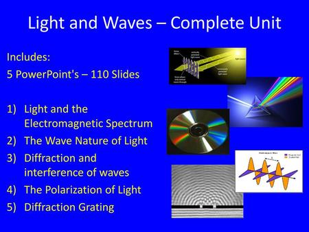 Light and Waves – Complete Unit