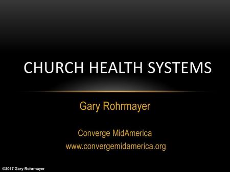 Gary Rohrmayer Converge MidAmerica