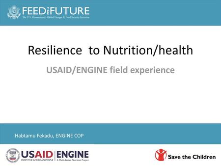 Resilience to Nutrition/health