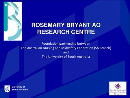 ROSEMARY BRYANT AO RESEARCH CENTRE