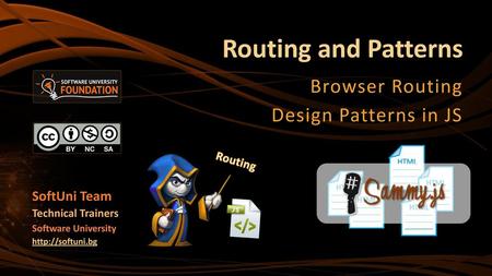 Browser Routing Design Patterns in JS