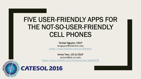 Five user-friendly apps for the not-so-user-friendly cell phones