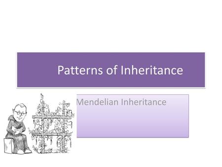 Patterns of Inheritance