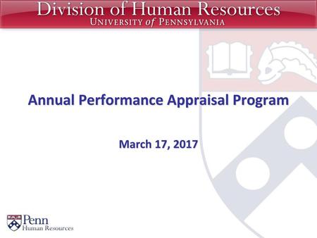 Annual Performance Appraisal Program