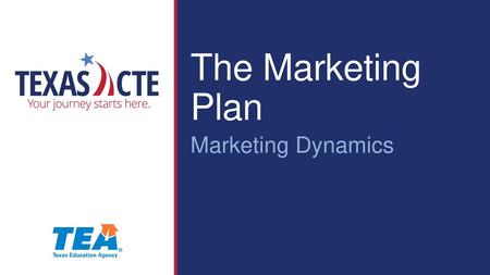 The Marketing Plan Marketing Dynamics.