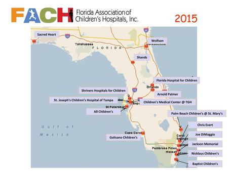 2015 Sacred Heart Wolfson Shands Florida Hospital for Children