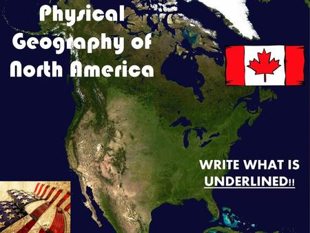 Physical Geography of North America