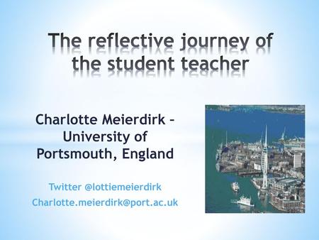 The reflective journey of the student teacher