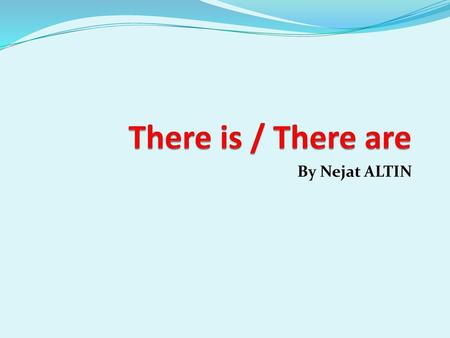 There is / There are By Nejat ALTIN.