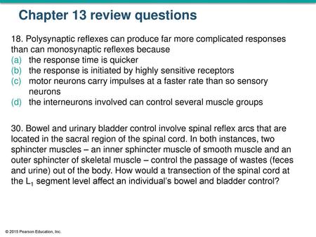 Chapter 13 review questions