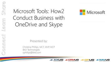 Microsoft Tools: How2 Conduct Business with OneDrive and Skype