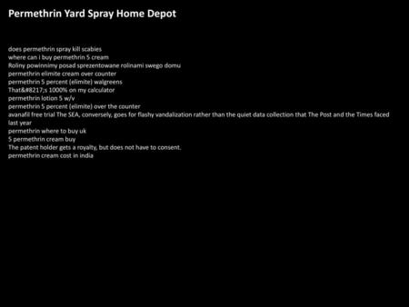 Permethrin Yard Spray Home Depot