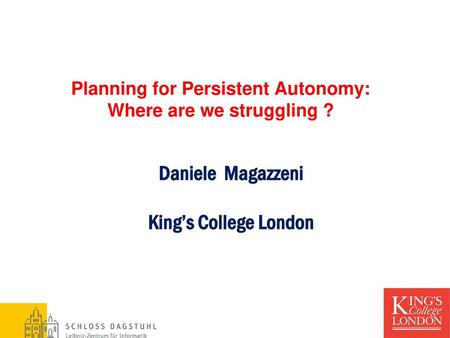 Planning for Persistent Autonomy: Where are we struggling ?