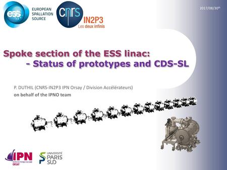 Spoke section of the ESS linac: - Status of prototypes and CDS-SL