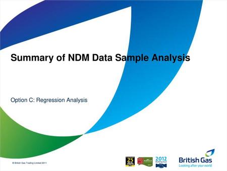 Summary of NDM Data Sample Analysis