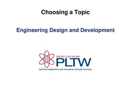 Engineering Design and Development