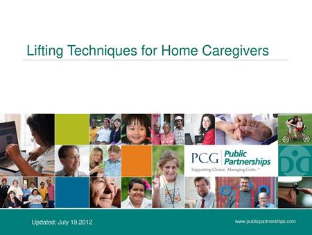 Lifting Techniques for Home Caregivers