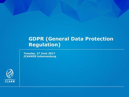 GDPR (General Data Protection Regulation)