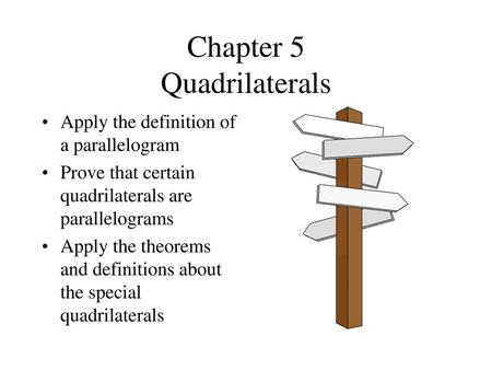 Chapter 5 Quadrilaterals