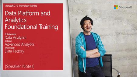 Data Platform and Analytics Foundational Training