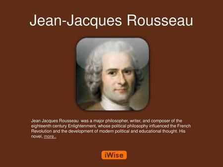 Jean-Jacques Rousseau