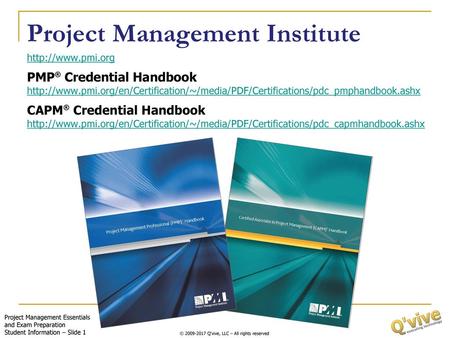 Project Management Institute