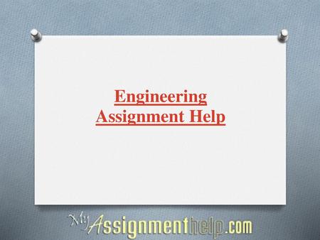 Engineering Assignment Help