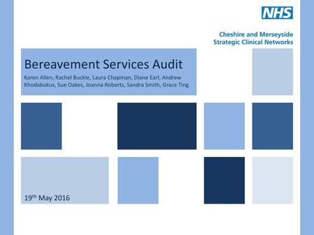 Bereavement Services Audit