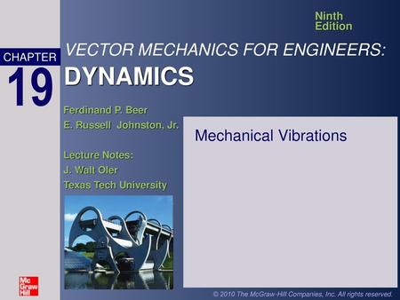 Mechanical Vibrations