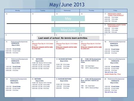 May/June 2013 May May/June 5/14/2018