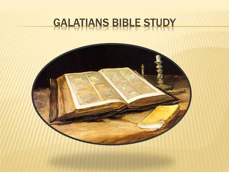 Galatians Bible study.