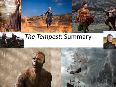 The Tempest: Summary.