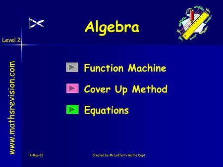 Created by Mr.Lafferty Maths Dept