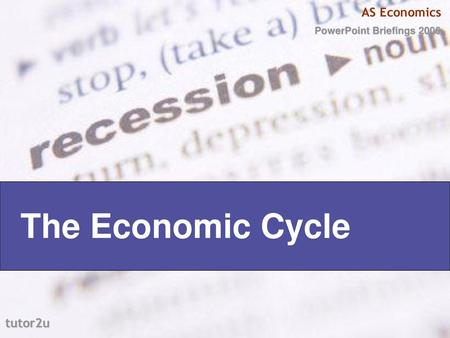 What is a business cycle?