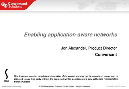 Enabling application-aware networks